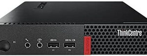 Lenovo ThinkCentre M910Q Tiny Desktop Computer, Intel Core i7-6700T Upto 3.6GHz, 32GB RAM, 1TB NVMe SSD, 4K 3-Monitor Support DisplayPort, HDMI, AC Wi-Fi, Bluetooth - Windows 10 Pro (Renewed)