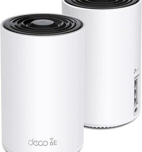 TP-Link Deco AXE5400 Tri-Band WiFi 6E Mesh System(Deco XE75) - Covers up to 5500 Sq.Ft, Replaces WiFi Router and Extender, AI-Driven Mesh, New 6GHz Band, 2-Pack