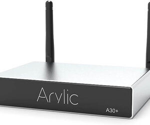 Arylic WiFi&Bluetooth 5.0 Home Audio Amplifier with 50+50W 21V DC/2.0 Stereo Channel&Mono,multizone Streaming Amplifier Board with Airplay,Spotify Connect for DIY Speakers Board- Up2stream Amp V4