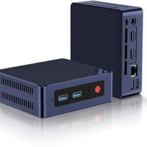Beelink Mini S12 Pro Mini PC, Intel 12th Gen Alder Lake- N100(up to 3.4GHz), 16GB DDR4 RAM 500GB PCIe SSD, Desktop Computer Support 4K Dual Display/USB3.2/WiFi 6/BT5.2/Gigabit Ethernet for Home/Office