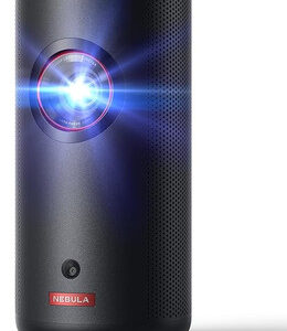 NEBULA by Anker Capsule 3 Laser 1080p, Mini Smart TV Projector with wifi and bluetooth, Outdoor Portable Projector, Dolby Digital, Laser Projector, Autofocus, 120-Inch Picture, 2.5H Built-in Battery