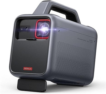 NEBULA by Anker Mars 3 Outdoor Portable Projector, 1000 ANSI Lumens, 1080p, 40W Speaker, Up to 5 Hours, Autofocus, Keystone Correction, 200 Inches image, support 4K Projector with WiFi and Bluetooth