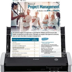 Canon imageFORMULA R10 Portable Document Scanner, 2-Sided Scanning with 20 Page Feeder