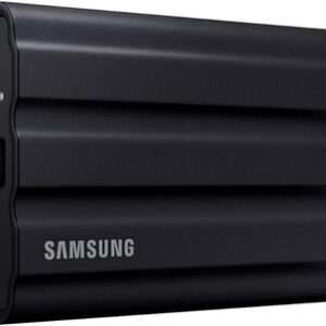 SAMSUNG T7 Shield 2TB, Portable SSD, up-to 1050MB/s, USB 3.2 Gen2, Rugged, IP65 Water & Dust Resistan, Extenal Solid State Drive (MU-PE2T0S/AM), Black