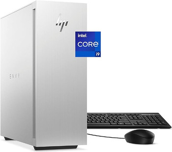 HP Envy Desktop PC, NVIDIA GeForce RTX 3070 Graphics,12th Gen Core i9 Processor, 64GB RAM, 2TB SSD, Win11 Home OS, Wi-Fi & Bluetooth (TE02-0042, 2022)