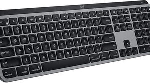 Logitech MX Keys Advanced Wireless Illuminated Keyboard for Mac, Backlit LED Keys, Bluetooth,USB-C, MacBook Pro/Air,iMac, iPad Compatible, Metal Build