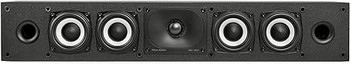 Polk Audio Monitor XT35 Slim Center Channel Speaker - Hi-Res Audio Certified, Dolby Atmos & DTS:X Compatible, 1" Terylene Tweeter & Four 3" Dynamically Balanced Woofer, Wall-Mountable, Midnight Black
