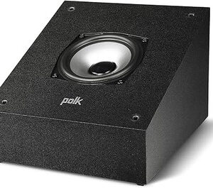 Polk Audio Monitor XT90 Hi-Res Height Speaker Pair for 3D Sound Effect - Dolby Atmos-Certified, DTS:X and DTS Virtual:X Compatible 4" Dynamically Balanced Woofer, Midnight Black