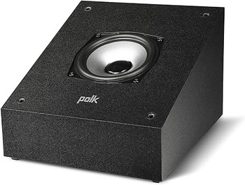 Polk Audio Monitor XT90 Hi-Res Height Speaker Pair for 3D Sound Effect - Dolby Atmos-Certified, DTS:X and DTS Virtual:X Compatible 4" Dynamically Balanced Woofer, Midnight Black