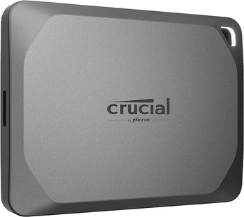 Crucial X9 Pro 2TB Portable SSD - Up to 1050MB/s Read and Write - Water and dust Resistant, PC and Mac, with Mylio Photos+ Offer - USB 3.2 External Solid State Drive - CT2000X9PROSSD902
