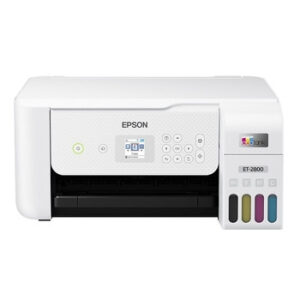 Epson EcoTank ET-2800 Wireless Color All-in-One Printer with Scanner - White