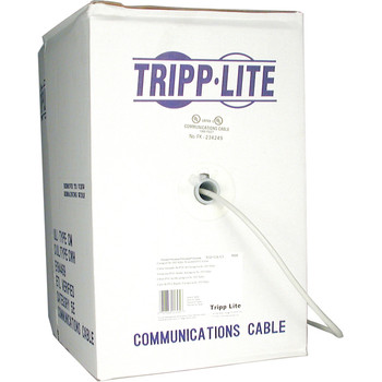 Tripp Lite 1000ft Cat5 / Cat5e 350MHz Bulk Stranded-Core PVC Cable Gray 1000' - N020-01K-GY