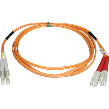 Tripp Lite 76M Duplex Multimode 62.5/125 Fiber Optic Patch Cable LC/SC 250' 250ft 76 Meter - N316-76M