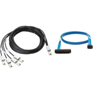HP StorageWorks SAS IB 1X4 to mini-SAS 4X1 Fan-out Cable - AH587A