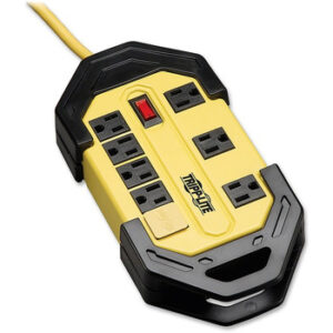 Tripp Lite Safety Power Strip w/ 8 out GFCI Plug OSHA Yellow 12' Cord - TLM812GF