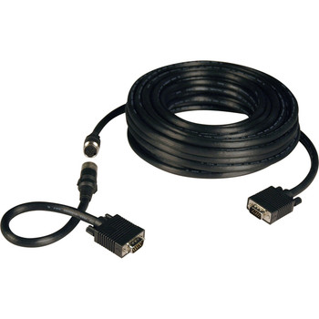 Tripp Lite 100ft VGA Coax Monitor Cable Easy Pull with RGB High Resolution HD15 M/M 100' - P503-100