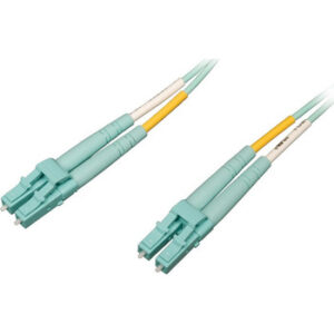 Tripp Lite 10Gb/100Gb Duplex Multimode LC/LC OM4 Aqua Fiber Patch Cable 20M - N820-20M-OM4