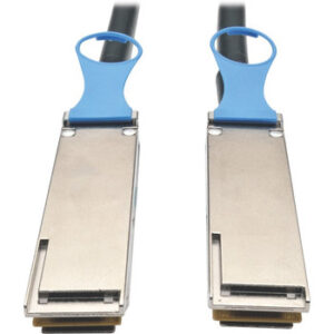 Tripp Lite 3M QSFP28 to 100Gbe Passive DAC Copper InfiniBand Cable QSFP-100G-CU3M Compatible - N282-03M-28-BK