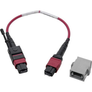 Tripp Lite MTP/MPO Parallel Optics Base-8 Fiber Adapter OM4 Polarity C to B - N846-08N-C2B