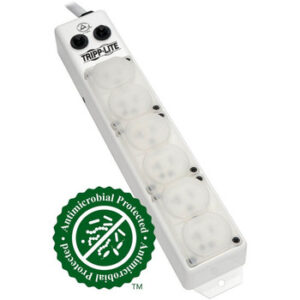 Tripp Lite Power Strip Medical Hospital Grade UL1363A 6 Outlet 20A 7ft Cord - PS607HG20AOEM
