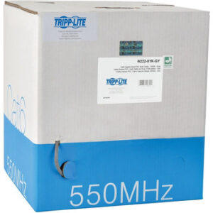 Tripp Lite 1000FT PVC CMR CAT 6 SOLID UTP BULK CABLE Gray 1000' - N222-01K-GY