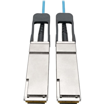 Tripp Lite QSFP+ to Active Optical Cable - 40Gb, AOC, M/M, Aqua, 1 m (3 ft.) - N28F-01M-AQ