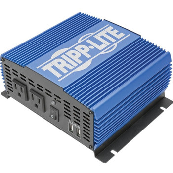 Tripp Lite 1500W Compact Power Inverter Mobile Portable 2 Outlet USB Port - PINV1500