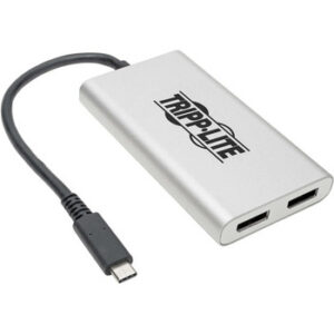 Tripp Lite Thunderbolt 3 to Dual DisplayPort Adapter 4K/5K @ 60Hz M/2xF - MTB3-002-DP