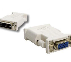 Part No: 202997-001 - HP DVI-I (M) to 15-Pin D-SUB VGA (F) Adapter Connector