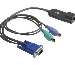 Part No: 286597-001 - HP PS/2 RJ-45 KVM IP Console Interface Adapter with Keyboard/Monitor/Mouse Cable