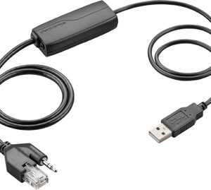 Plantronics 202578-01 USB 2.5 mm + RJ-11 Black cable interface/gender adapter