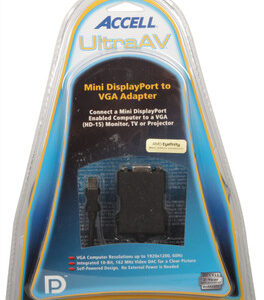 Accell Mini DisplayPort to VGA (HD-15) Active Adapter