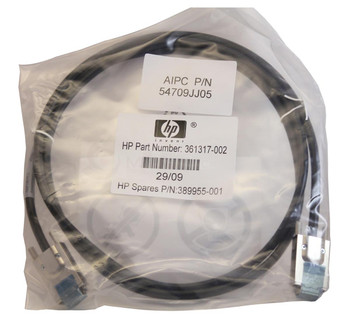 Part No: 389955-001 - HP 2M Mini SAS to Mini SAS Cable