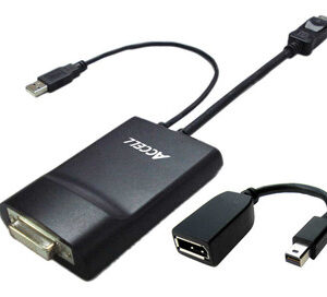 Accell UltraAV DisplayPort M + USB M to Dual Link DVI-D F Adapter