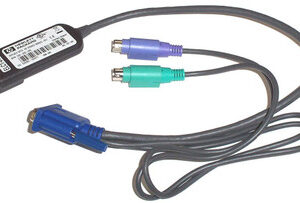 Part No: 396632-001-R - HP PS/2 RJ-45 KVM IP Console Interface Adapter with Keyboard/Monitor/Mouse Cable