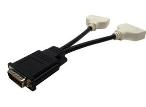 Part No: 41X6398 - IBM DVI Y Cable DMS-59 TO Dual DVI ConnectorS