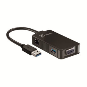 j5create USB 3.0 Multi-Adapter (VGA & Gigabit Ethernet) JUA370
