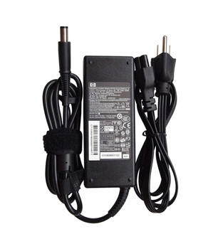 Part No: 463553-001 - HP 90-Watts 100-240VAC 50-60Hz 1.5A 19VDC Smart Pin Slim AC Power Adapter for NC6000/NC8400/NX8400 Series Notebooks