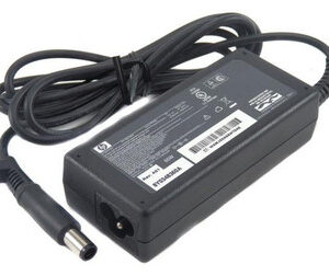 Part No: 463958-001 - HP 65Watt 100-240VAC 1.7A Input 50-60Hz 18.5VDC 3.5A Output Smart Pin Slim AC Power Adapter