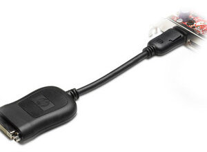 Part No: 484156-001 - HP 7.5 inches Long Display-Port To Dvi-D Adapter