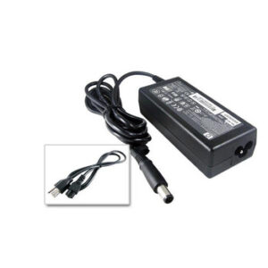 Part No: 519329-001 - HP 65Watt 100-240VAC 1.7A Input 50-60Hz 18.5VDC 3.5A Output Smart Pin Slim AC Power Adapter