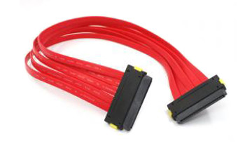 Part No: 95P4488 - IBM Serial Attached SCSI (SAS) Internal Cable 26 Pin 4x Shielded Mini Multilane SAS (Sff-8088) 6.6 Ft Pc
