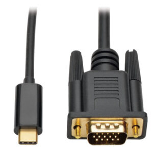 Tripp Lite U444-006-V 1.8m USB C VGA (D-Sub) Black video cable adapter