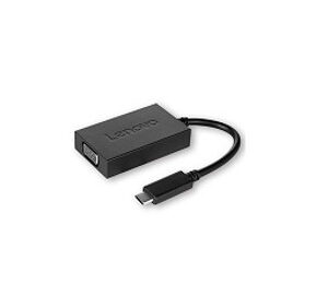Lenovo USB C - VGA USB C VGA Black cable interface/gender adapter