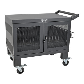 Tripp Lite CSHANDLEKIT2 Portable device management cart Black portable device management cart & cabin