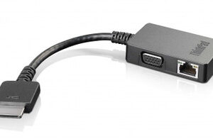 Lenovo 4X90J31060 OneLink+ VGA/RJ45 Black cable interface/gender adapter