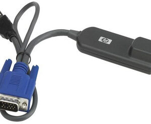AF628A - HP RJ-45 KVM Console USB Interface Adapter Cable (Keyboard / Video D-SUB / Mouse)