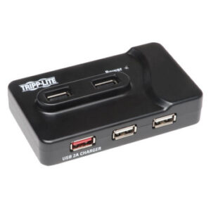 Tripp Lite 6-Port USB 3.0 5000Mbit/s Black interface hub