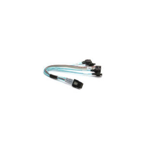 Supermicro CBL-0118L-02 23cm Mini-SAS (SFF-8087) to 4x SATA Internal Cable
