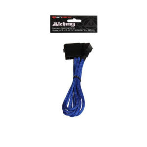 BitFenix Alchemy Multisleeved 20cm 4Pin Molex Male to 3x 3Pin Fan Male 5V Adapter Cable (Blue)